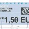 Franta (3) - Timbru de automat, 1,50 Eur, 2021 - circulat/uzat, stampilat