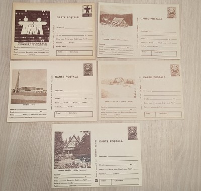 LOT 5 CARTE POSTALA , CP ROMANIA RSR - NECIRCULATE foto