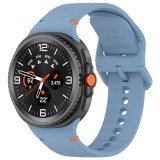 Cumpara ieftin Curea silicon 20 mm, THD, compatibila Samsung Galaxy Watch 8, Samsung Galaxy Watch 8 clasic, marimea M/L, albastru deschis