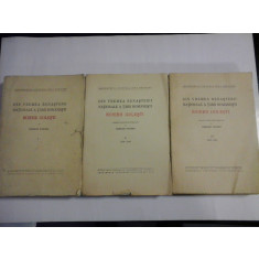 Din vremea renasterii nationale a Tarii Romanesti BOIERII GOLESTI vol. I; II; III - GEORGE FOTINO - Bucuresti, 1939