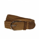 Curea barbati elastica, casual, latime 3.5 cm, maro - NB039