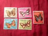 Serie mica Panama 1968 - Fluturi , 5 valori stampilate (din 6 val.)