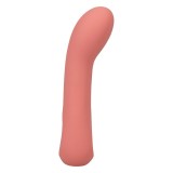 Vibrator DOC JOHNSON Ritual Zen, pentru stimularea punctului G, 10 funcții de vibrație, rezistent la apă, roz corai