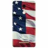 Husa silicon pentru Xiaomi Remdi Note 3, American Flag Illustration
