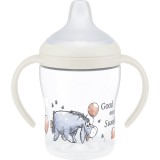 NUK Perfect Match Disney cană pentru antrenament cu m&acirc;nere Eeyore 6m+ 150 ml