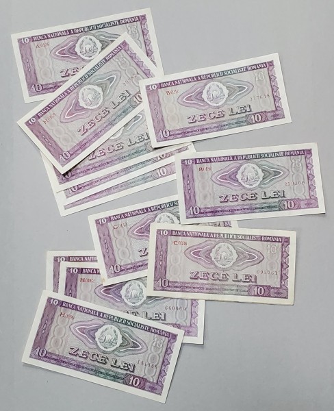 Bancnota 10 lei, 1966, RSR
