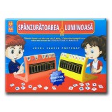 Joc educativ Spanzuratoarea Luminoasa cu 2 seturi a cate 72 de piese cu litere, pentru copii, ATS, Advanced Thermal Solutions