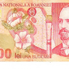 M1 - Bancnota Romania 40 - 100000 lei - emisiune 1998