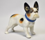 Bulldog francez din portelan german Ilmenau - Metzler &amp; Ortloff GDR