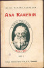 HST C805 Ana Karenina 1928 Tolstoi volumul I ediție pentru centenar