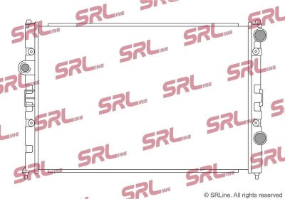 Radiator Vw Passat (B4) 93-96, motor: 1.6, 1.8, 2.0, 521x358x26, SRLine, Aluminiu/ Plastic brazat, 3A0121253 foto