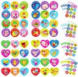 Set de 288 stickere Qpout, hartie, multicolor, 4 cm