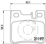BREMBO P 50 009 PRIME LINE set placute frana,frana disc