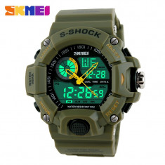 Ceas SUBACVATIC SKMEI S-Shock 4 Sport Japan Alarma Calendar DUAL TIME CALITATE foto