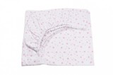 Cearsaf patut 120x60 cm bumbac 100% model stelute