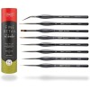 Pensule Set 7+1 pentru miniatura si detaliu DACO