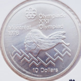 30 Canada 10 Dollars 1975 Montreal Hurdles km 102 argint, America de Nord