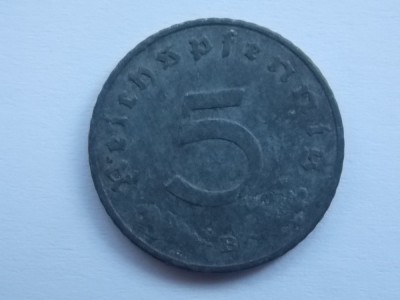 5 REICHSPFENNIG 1940 B GERMANIA foto