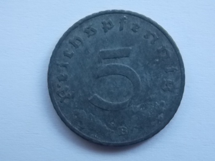 5 REICHSPFENNIG 1940 B GERMANIA