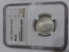 Moneda argint Romania gradata NGC foto