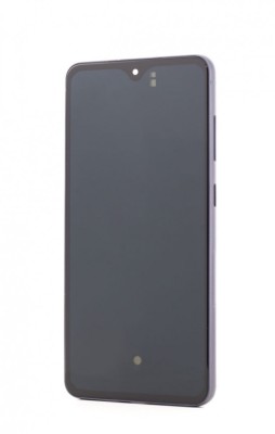 LCD Samsung Galaxy S21 FE 5G, G990, Negru + Rama, foto