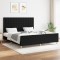 vidaXL Cadru de pat fără saltea, negru, 160x200 cm, textil 3125391