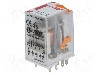 Releu electromagnetic, 230V AC, 6A, 4PDT, serie R4N, RELPOL - R4N-2014-23-5230-WT foto