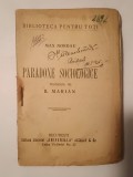 Max Nordau - Paradoxe sociologice (BPT 105-106) (lipsă coperta față)