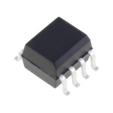 Optocuplor SMD cu 2 Ieșiri, Tranzistori, Izolație 4kV, Tensiune Collector-Emitor 70V, SO8