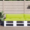 Gossi perne de paleti, 2 buc, verde aprins, material textil