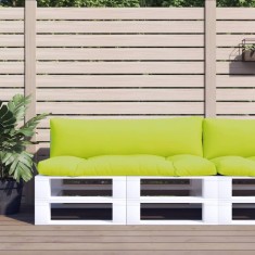 vidaXL Perne de paleți, 2 buc, verde aprins, material textil 360933