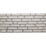 Panou decorativ polistiren, 651-229, interior, caramida, alb, 120 x 50 x 2 cm