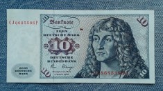 10 Mark 1980 Germania RFG, marci germane, seria CJ8685586 foto