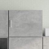 Gossi dulap de perete, gri beton, 50x42,5x40 cm, lemn prelucrat