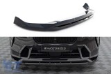 Spoiler Maxton Design potrivit pentru bara de protectie frontala a BMW X7 G07 cu pachet M dupa 2022, lac negru Performance AutoTuning