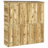 Cumpara ieftin Sopron de gradina pentru scule, 163x50x171 cm, lemn masiv pin