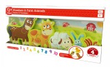 Hape puzzle numere si animale de la ferma