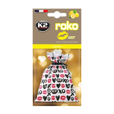 Odorizant auto saculet K2 25g ROKO KISS LEMON V825K foto