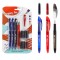 Set Stilouri Mercury, Multicolor, 4 Buc, Rezerve Incluse