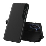 Husa Samsung Galaxy A17 5G Eco Leather View flip tip carte, negru