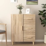 vidaXL Servantă, stejar sonoma, 69,5x34x90 cm, lemn prelucrat