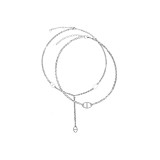 Colier ALDO argintiu, GLAMOUREA 040, din metal