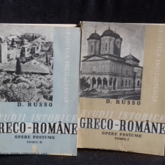 STUDII ISTORICE GRECO ROMANE - D. RUSSO 2 VOLUME