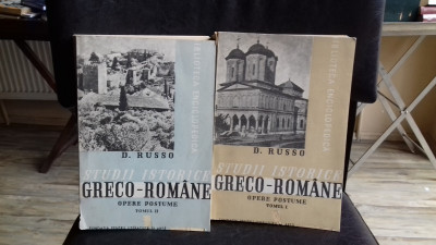 STUDII ISTORICE GRECO ROMANE - D. RUSSO 2 VOLUME foto
