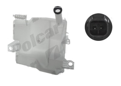 Rezervor spalator parbriz Ford Focus 3, 12.2010-11.2014, Combi, fara senzor nivel lichid, fara Gura umplere vas spalator, cu pompa sprit parbriz foto
