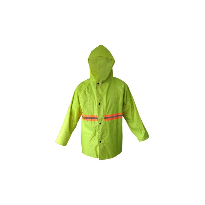 Pelerina scurta pentru ploaie, verde, marimea XXXXL