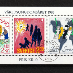 Timbre Suedia, 1985 | Anul Internaţional al Tineretului - Evenimente | aph