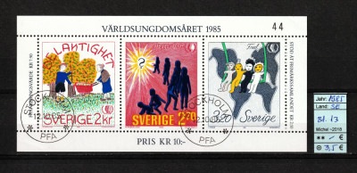 Timbre Suedia, 1985 | Anul Internaţional al Tineretului - Evenimente | aph foto