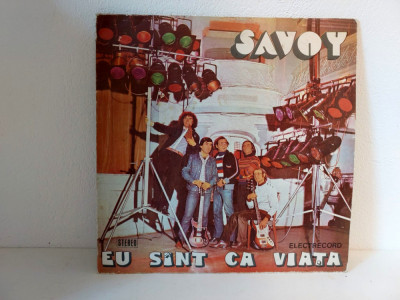 Savoy &amp;lrm;&amp;ndash; Eu S&amp;icirc;nt Ca Viața - Disc Vinil Electrecord &amp;lrm;&amp;ndash; ST-EDE 02779 foto