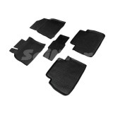 Covorase Cauciuc Premium Stil Tavita Toyota Camry 2017-2024, Fara Miros, Negru Carbon